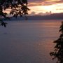 Sonnenuntergang  von unserer Terrasse gesehen
