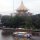 Abend am Sarawak-Fluss