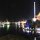 Blick aus unserem Hotel-Zimmer auf den Sarawak-River am Abend