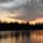 Wetter-Stimmung über dem Fluss