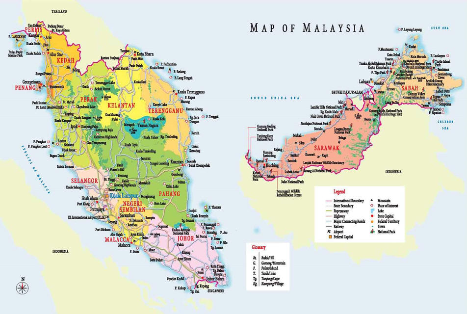 Malaysiakarte