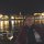 Erika geniesst Budapest bei Nacht auf dem Sonnendeck der 'Anna Katharina'