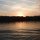 Sonnenaufgang um 6 Uhr über der Donau