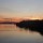 Abendrot über der Donau