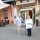 am Abend vor unserem Hotel