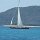 Segler vor der Nachbarinsel Jost van Dyke