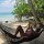 Hängematte unter unserem Strand-Bungalow