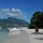 am Strand der Insel Cerf