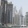 mit der Dhau auf einem Kanal durch Dubai Media City