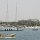 Dreimast-Segelyacht in der Marina Dubai