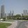 viel Grün vor Dubai Downtown