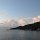 es wird Abend beim Hotel Sunset Beach