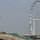 hinter den Tribünen der Singapore Flyer