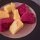 Mango + Drachen-Frucht zum Dessert
