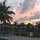 Sonnenuntergang-Stimmung bei unserem Hotel