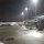 auf dem Flughafen bei Nacht