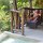 auf der Terrasse von unserem Bungalow