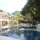 Blick von unserem Balkon auf den Swimming-Pool