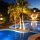 Blick vom Hotel-Restaurant am Abend