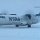 unsere ATR-72 kommt auf dem Kajaani-Flugplatz an