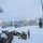 Snowmobil-Parkplatz