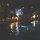 Hotel-Swimmingpool am Abend