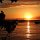 Sonnenuntergang vor Nevis