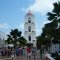 Cayo Santa Maria <br />Blick vom Dorfplatz auf den Kirchturm vom 'Pueblo'