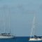 Maria la Gorda <br />Segler in der Bahia de Corrientes vor dem Hotelstrand