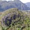 Vinales und Umgebung <br />Blick aus unserem Hotelzimmer über die Hügellandschaft