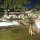 Hotelanlage am Abend