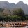 am 'Nam Song'-Fluss am Abend