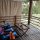 unsere grosse Terrasse am Bungalow
