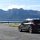 unser Mietwagen, Berge + Fjord