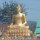Buddha-Figur beim Dorf der Flechterinnen