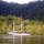 2-Mast-Segler am Abend
