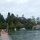 Blick vom Bootssteg '2' ans Ufer der Bucht