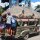 der Jeepney vom Tauch-Center wird beladen