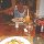 beim Abendessen