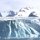 Samarinbreen mit der Bergwelt im Hintergrund
