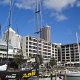 Hightech-Yachten im Hafen von Auckland<br />					