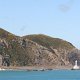 Ausfahrt aus der Bucht vo Wellington, wir verlassen die Nordinsel Neuseelands