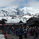 auch hier stehen die Skifahrer an wie in vielen Orten der Schweiz