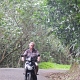 wir sind mit dem Motorrad unterwegs für die 33 km um die Insel<br />					