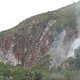 auch in den Hügeln um Rotorua dringt heisser Damof aus Felsspalten