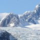 Mount Tasman über dem oberen Teil des Franz Josef - Gletschers