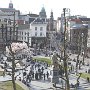 Blick aus unserem Hotelzimmer auf den Rembrandtplein